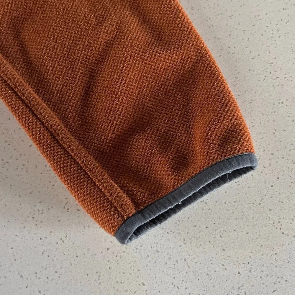 Mountain Hardwear Burnt Orange 1/4 Zip Sweatshirt Sweater Mens XL